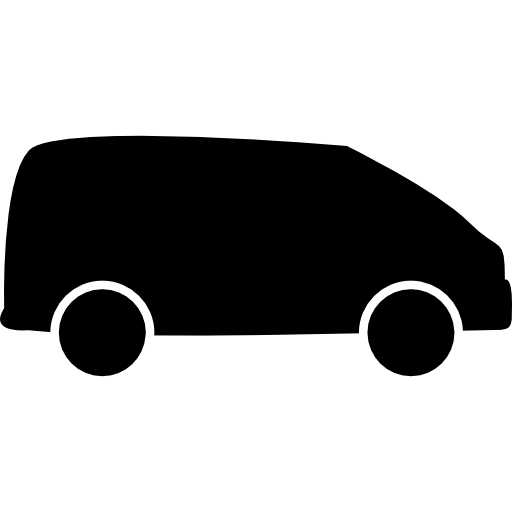 Van black shape in right direction